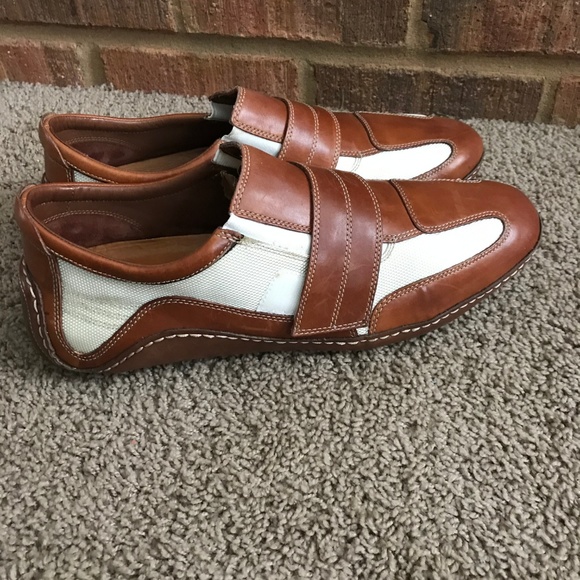 Cole Haan Men\'s Tan & Cream Loafers